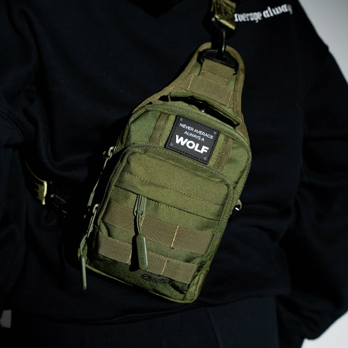 4L Mini Tactical Sling Bag OD Green - Image 5