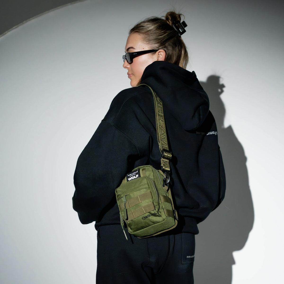 4L Mini Tactical Sling Bag OD Green - Image 4