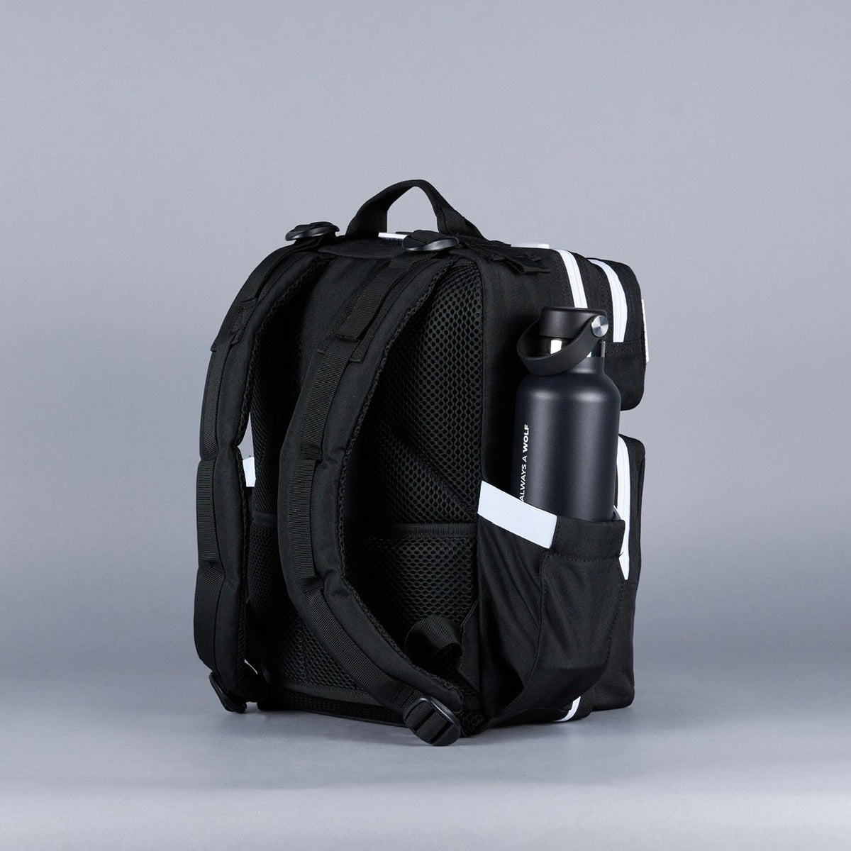 15L Backpack Alpha Black White Accents - Image 10