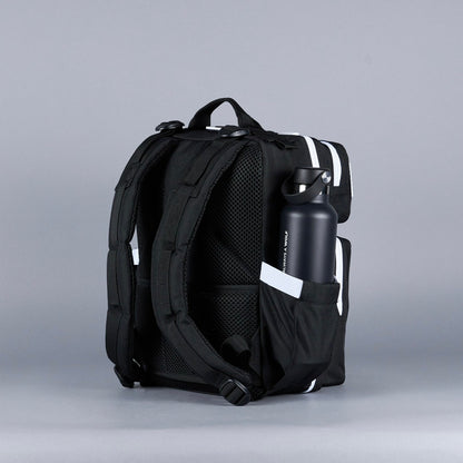 15L Backpack Alpha Black White Accents - Image 10