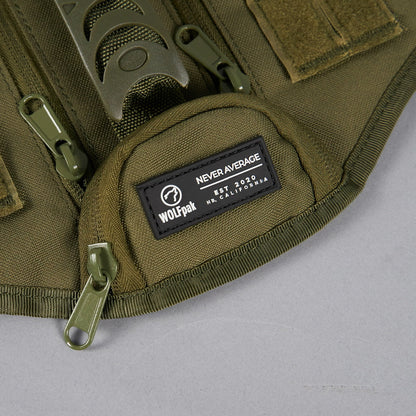 OD Green Tactical Dog Vest Harness - Image 12