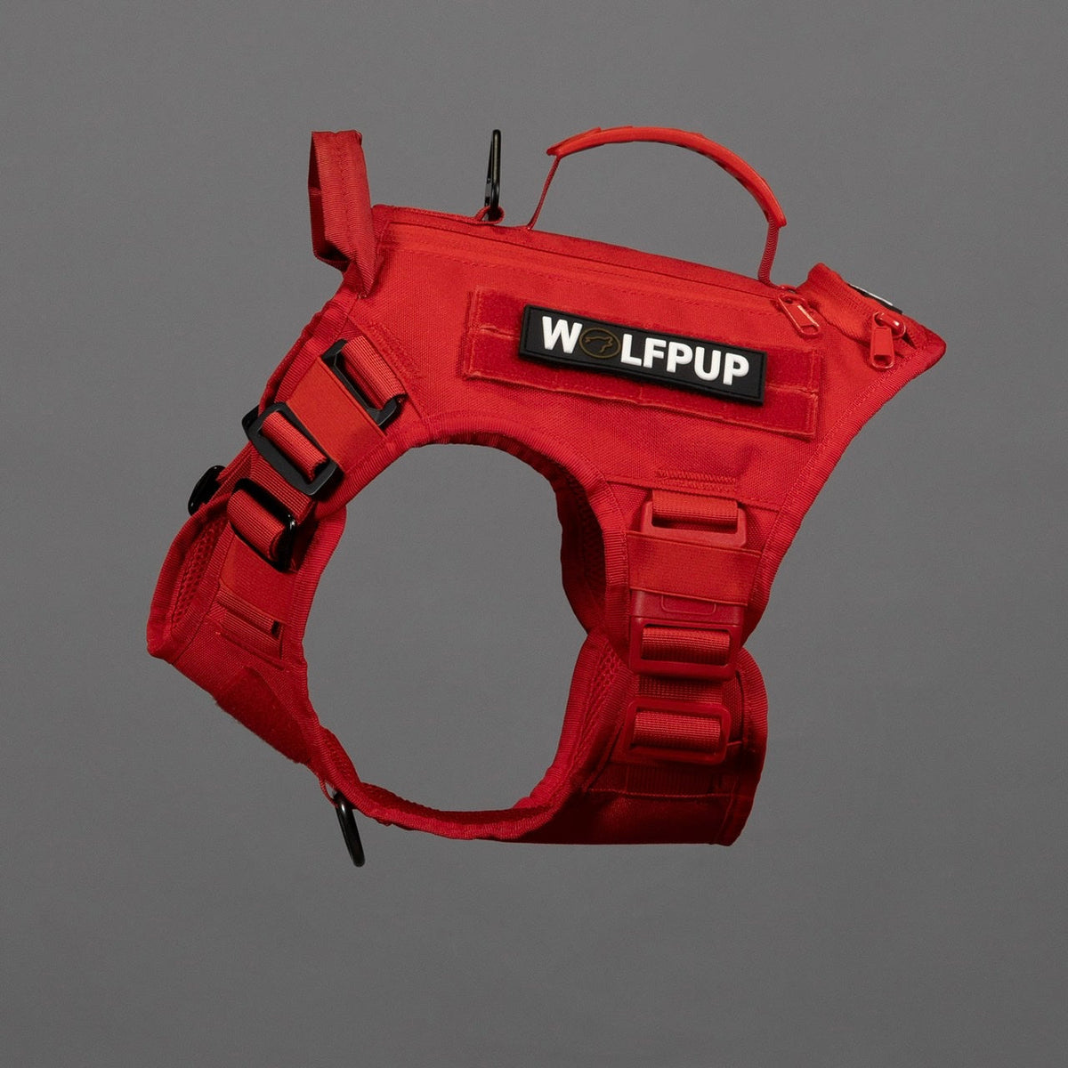Elite Red Tactical Dog Vest Harness - Image 8