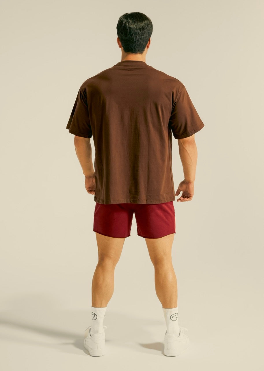 Men's Varsity Tee Mocha Brown - Image 4