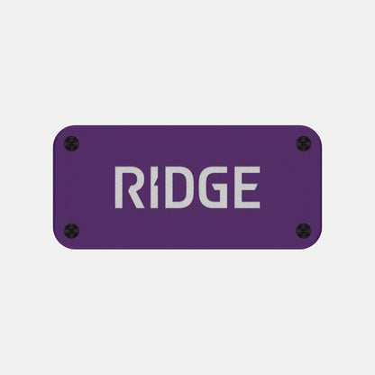 Ridge Logo Plate - Alaska Twilight