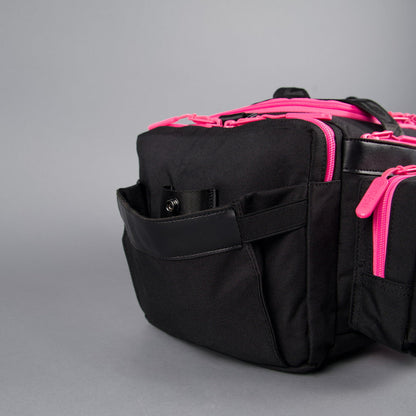 20L Mini Duffle Bag Black Neon Pink - Image 14