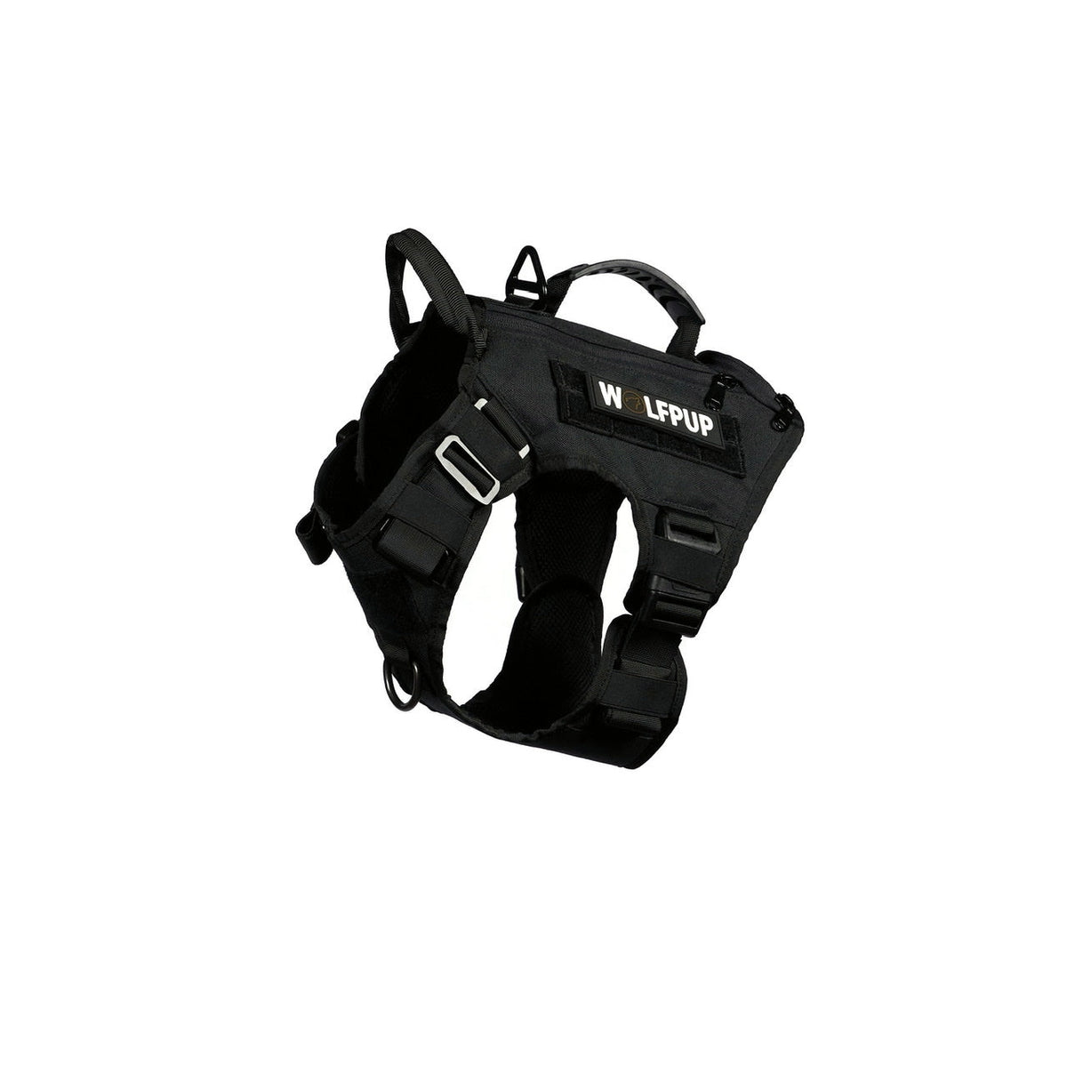 Alpha Black Tactical Dog Vest Harness