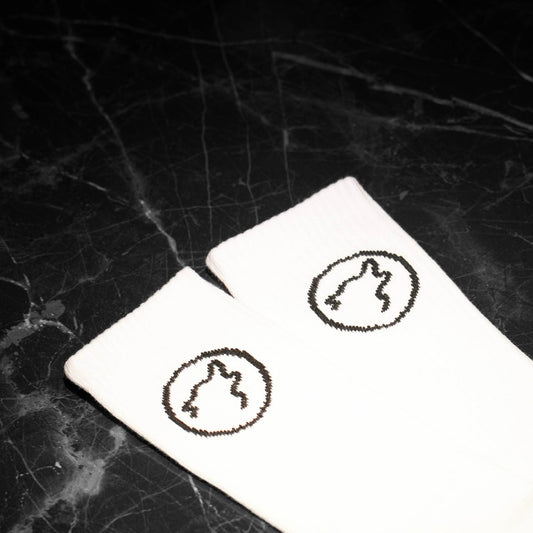 Arctic White Crew Socks - Image 2