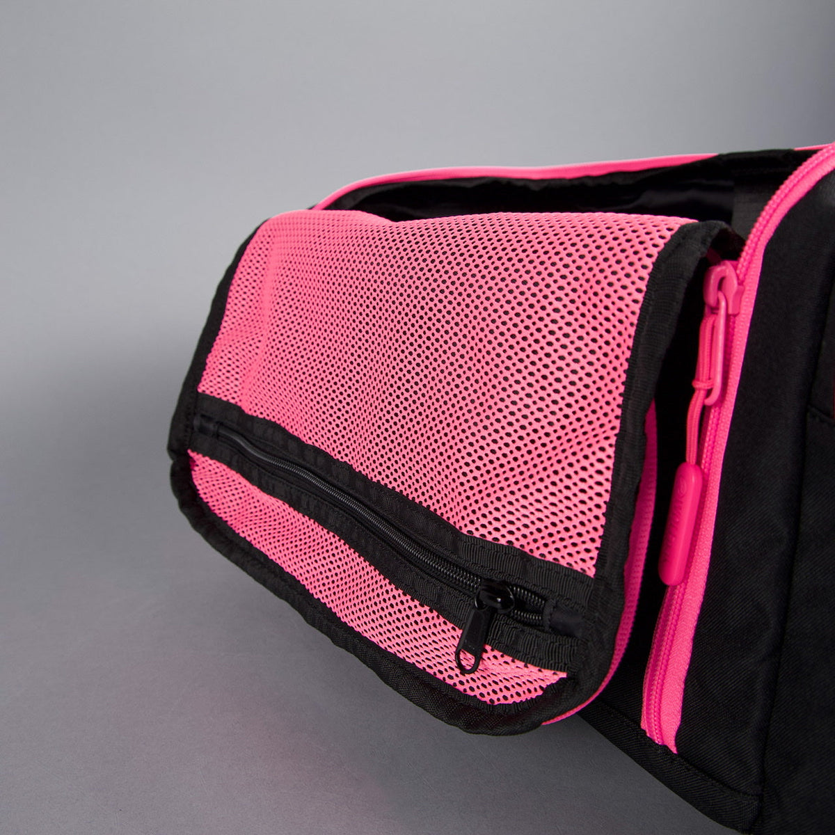 20L Mini Duffle Bag Black Neon Pink - Image 34