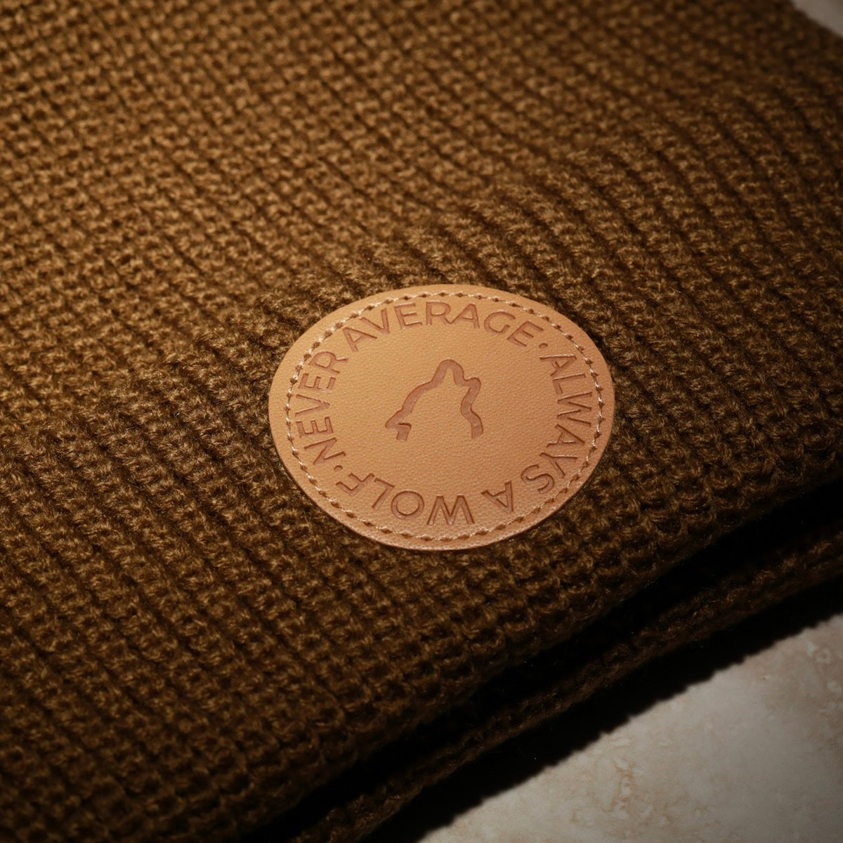 Mocha Brown Beanie - Image 3