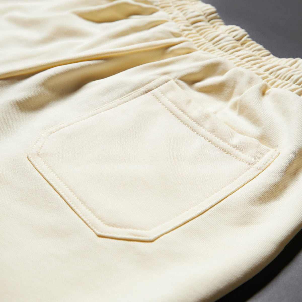 Men's Varsity Shorts Cream - Image 10