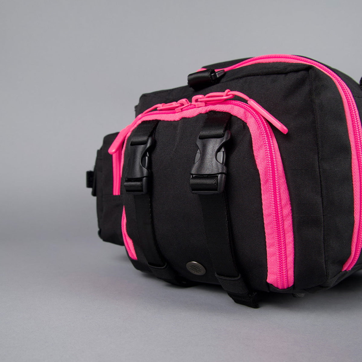 20L Mini Duffle Bag Black Neon Pink - Image 23