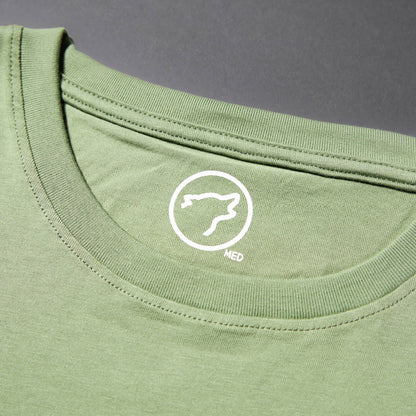 Women's Varsity Cropped Tee Moss Green - Image 8