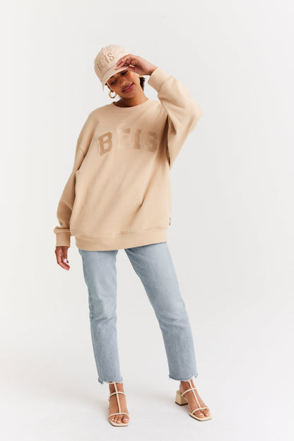 The Sweatshirt in Beige - Image 9