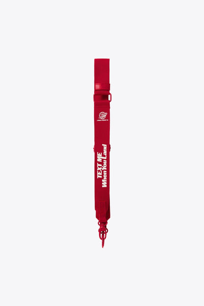 Resale The Shoulder Strap in Text Me Red