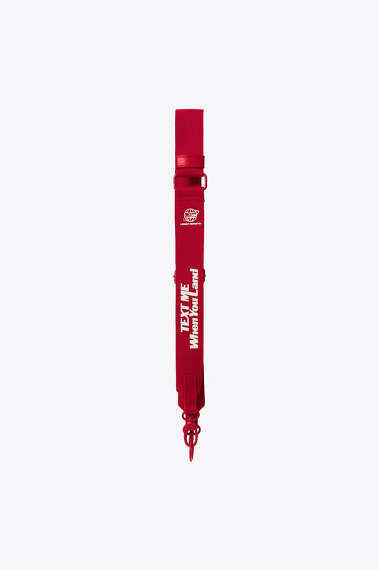 Resale The Shoulder Strap in Text Me Red