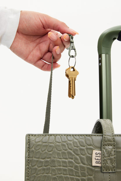 Resale The Work Tote in Olive Croc - Image 7