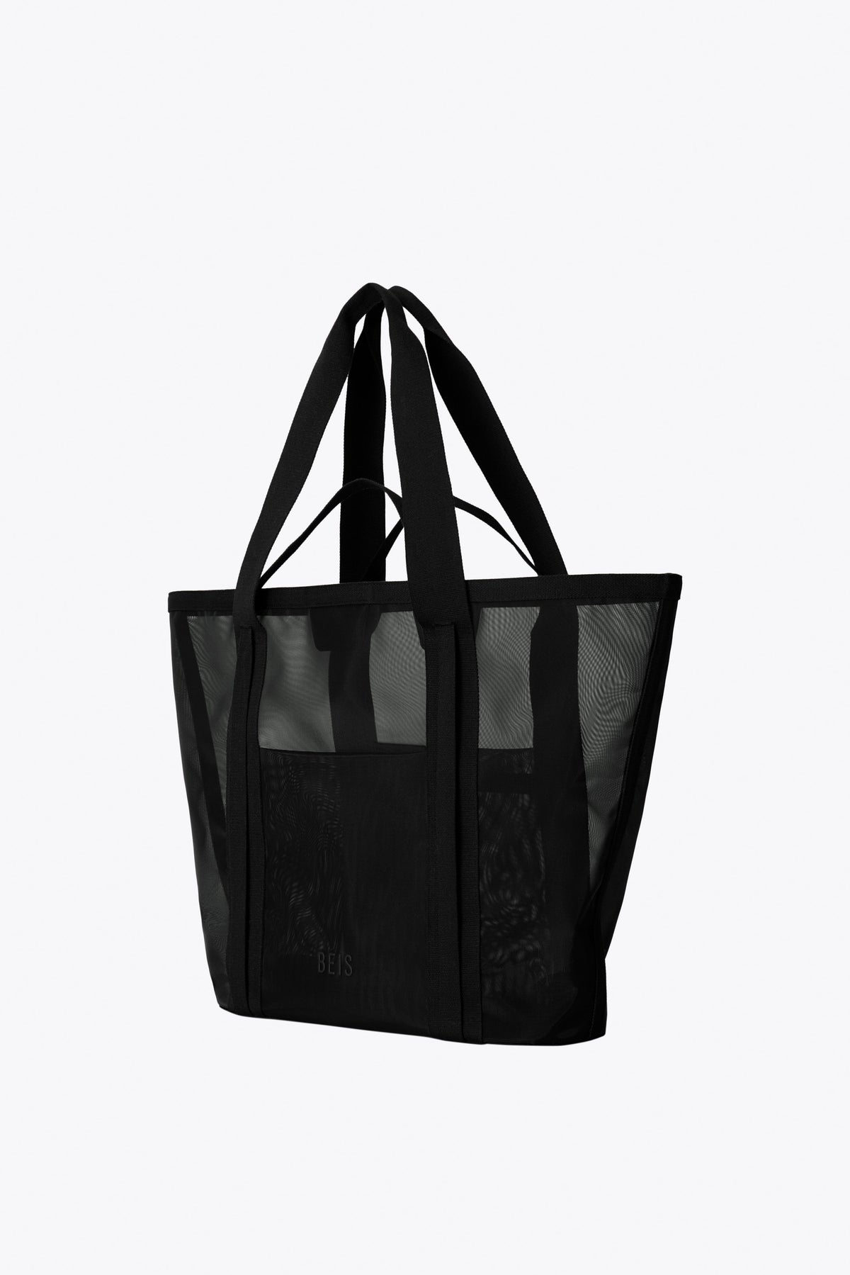 The Mesh Beach Tote in Black - Image 2