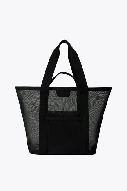 The Mesh Beach Tote in Black - Image 3
