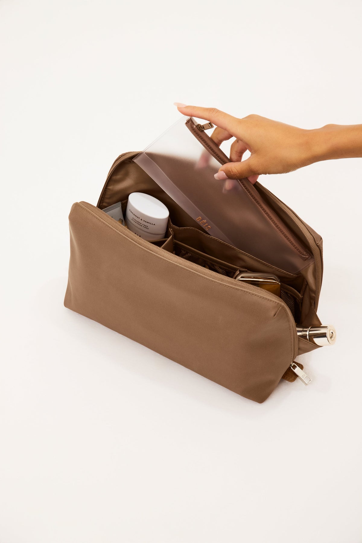 Resale The Large Cosmetic Pouch in Camel - Image 4