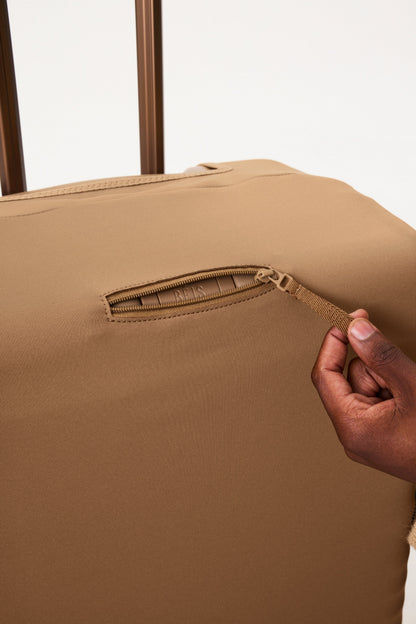 The Carry-On Luggage Cover in Camel - Image 4