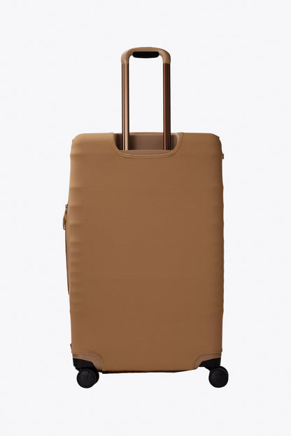 The Large Check-In Luggage Cover in Camel - Image 3