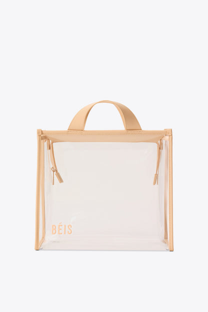 The Stadium Tote in Beige - Image 6
