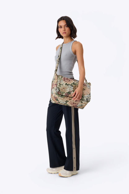 The Expandable Messenger Tote in Vintage Floral - Image 8