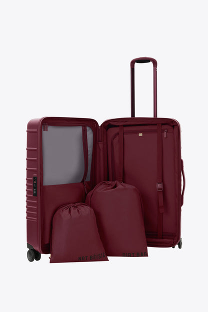 Resale The Medium Check-In Roller in Burgundy - Image 4
