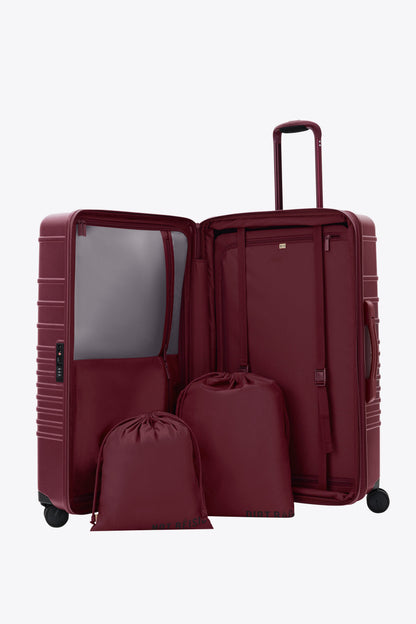 Resale The Large Check-In Roller in Burgundy - Image 4