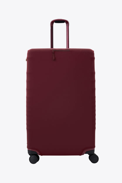 The Large Check-In Luggage Cover in Burgundy