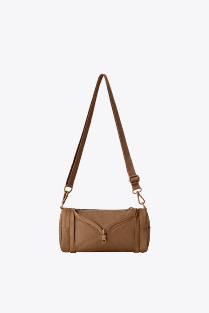The Expandable Crossbody Charm in Camel - Image 3