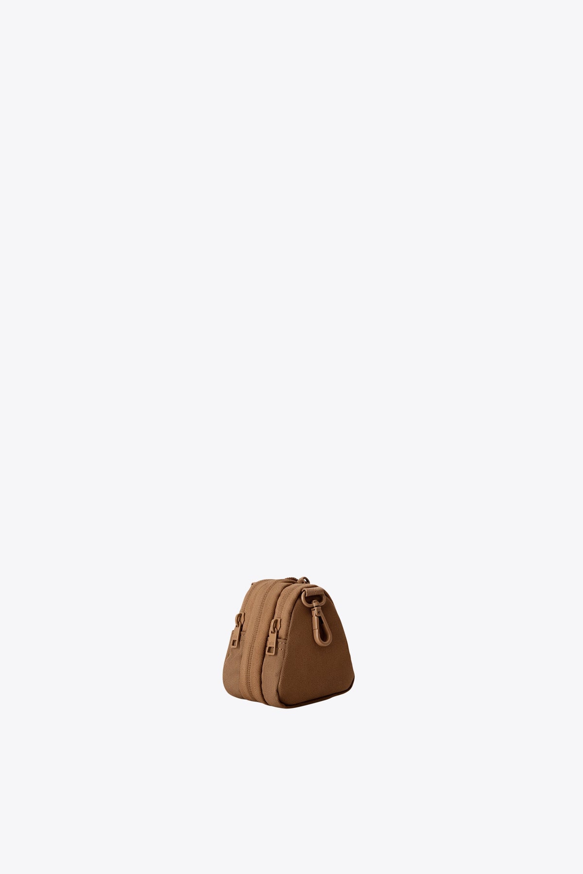 The Expandable Crossbody Charm in Camel - Image 5