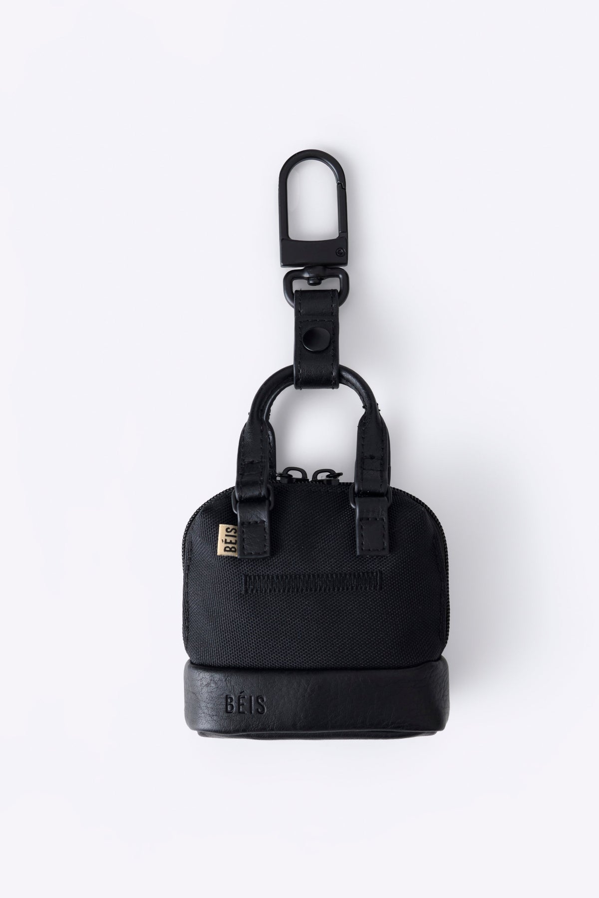 The Micro Weekender Charm in Black