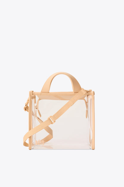 The Stadium Crossbody in Beige
