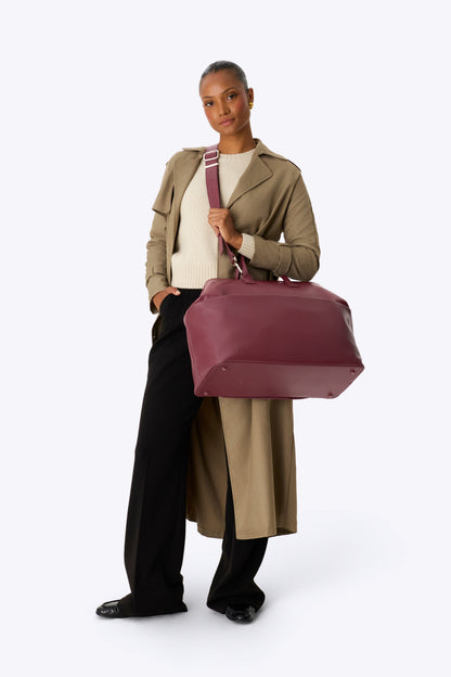 The Essential Weekender in Burgundy - Image 5