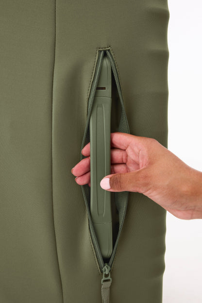 Resale The Small Carry-On Luggage Cover in Olive - Image 6
