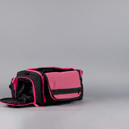 20L Mini Duffle Bag Black Neon Pink - Image 12