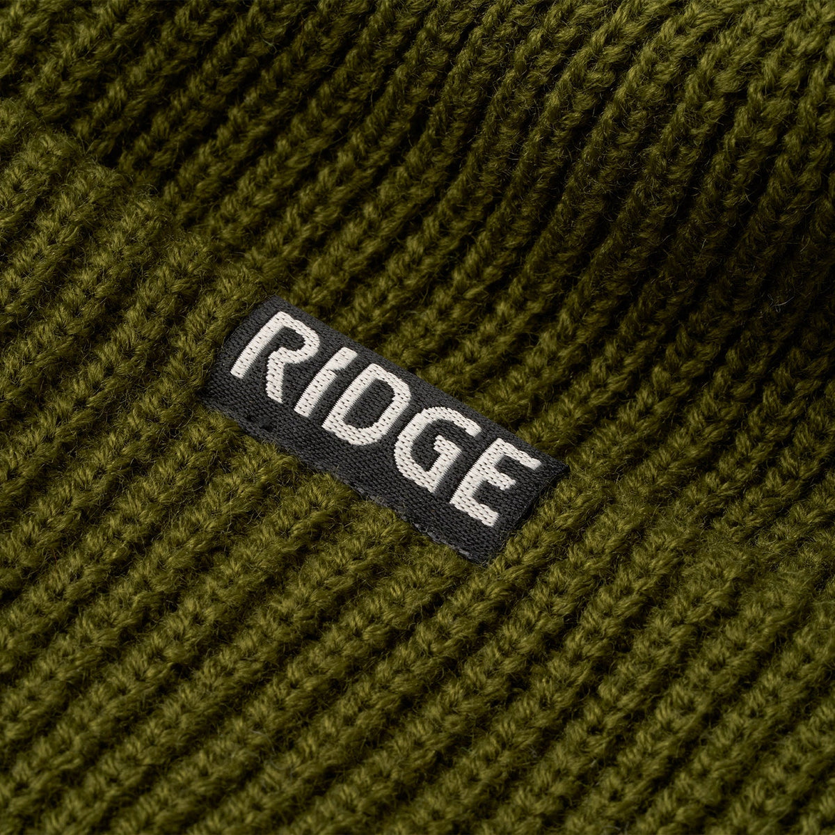 Ridge Classic Cuffed Beanie - Matte Olive - Image 5