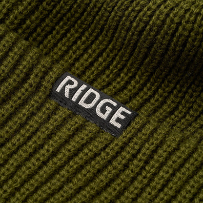Ridge Classic Cuffed Beanie - Matte Olive - Image 5