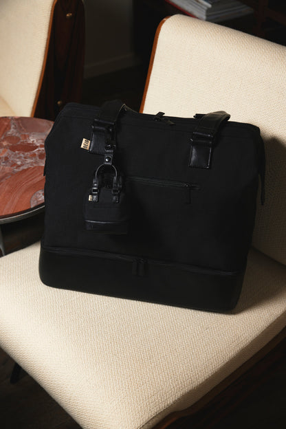 The Micro Weekender Charm in Black - Image 5