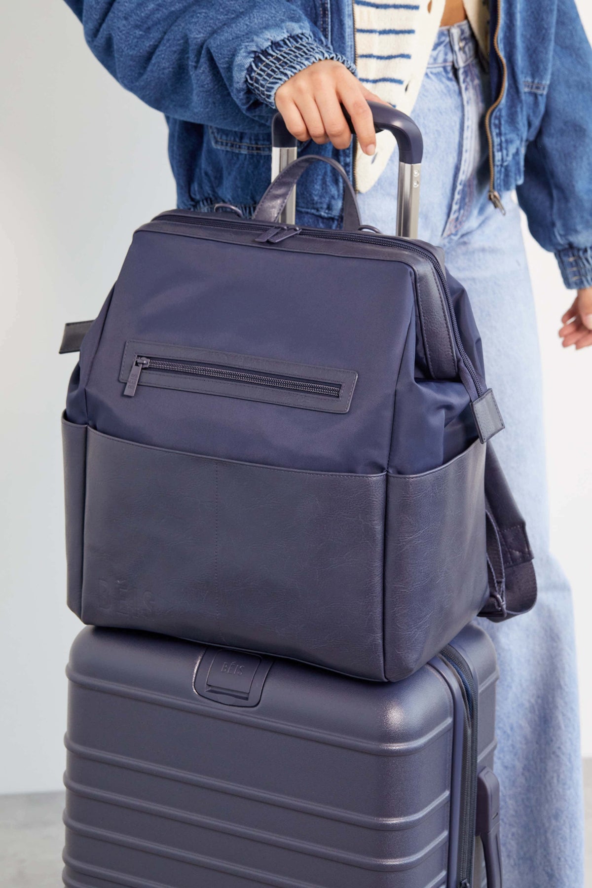 Resale The Backpack Diaper Bag in Navy - Image 7