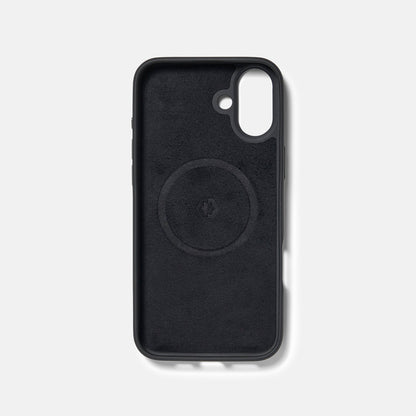 Everyday Phone Case - iPhone 16 Plus - Midnight Black Leather - Image 3