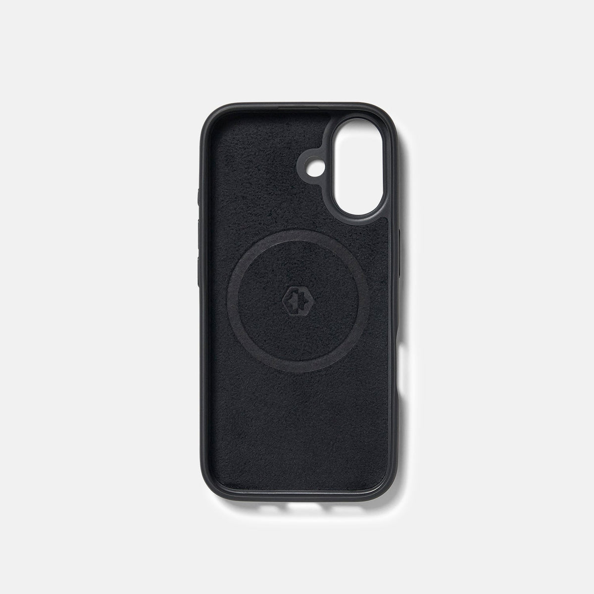 Everyday Phone Case - iPhone 16 - Midnight Black Leather - Image 3