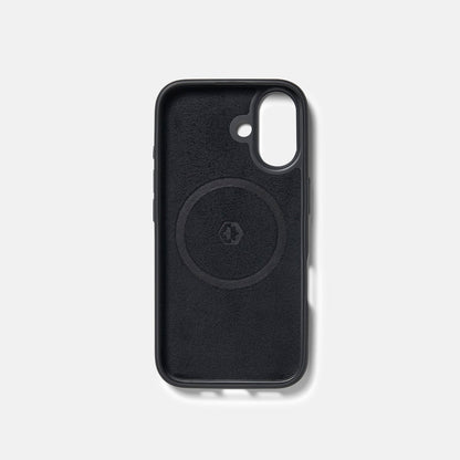 Everyday Phone Case - iPhone 16 - Midnight Black Leather - Image 3