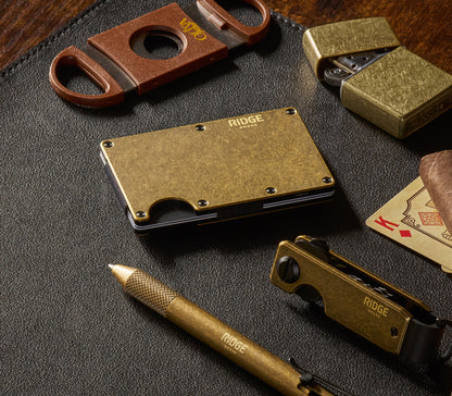 Ridge Wallet - Brass - Image 5