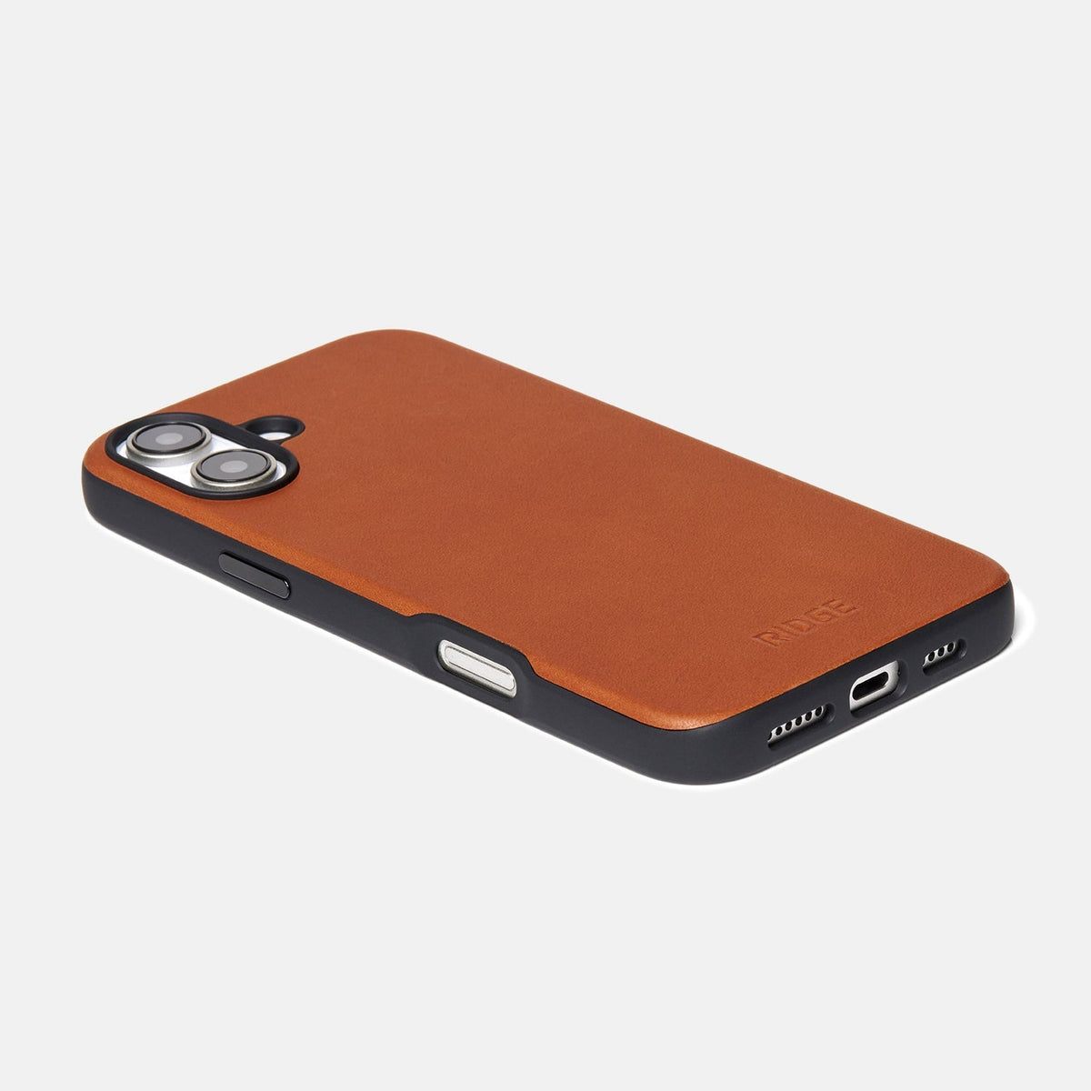 Everyday Phone Case - iPhone 16 Plus - Tobacco Brown Leather - Image 4