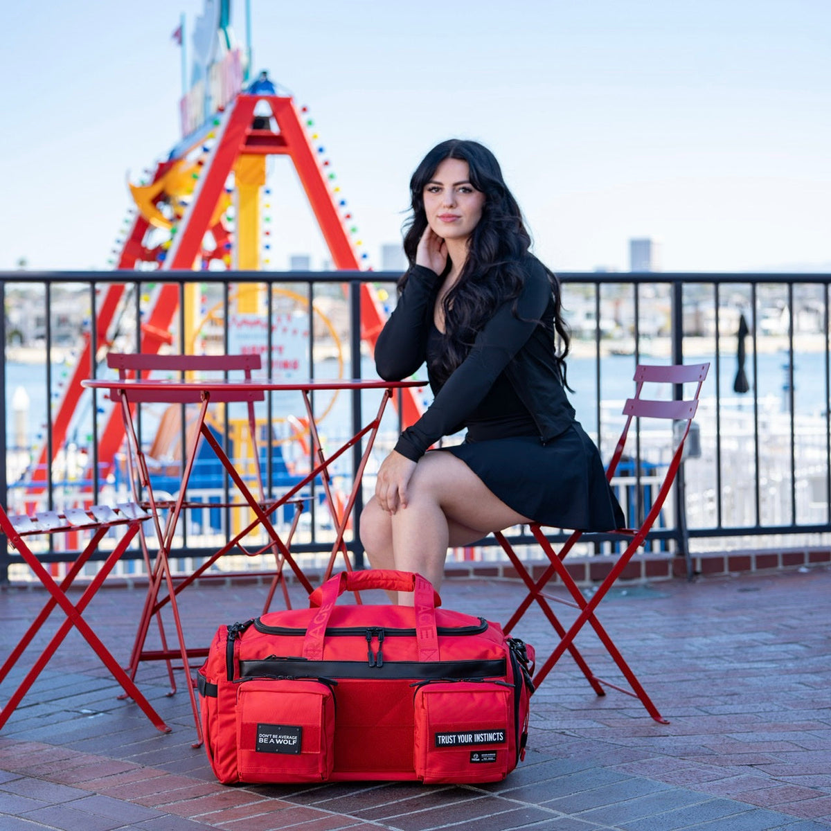 40L Ultimate Duffle Bag Elite Red - Image 5