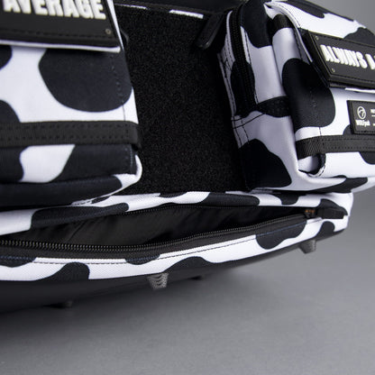 20L Mini Duffle Bag Black White Cow - Image 44