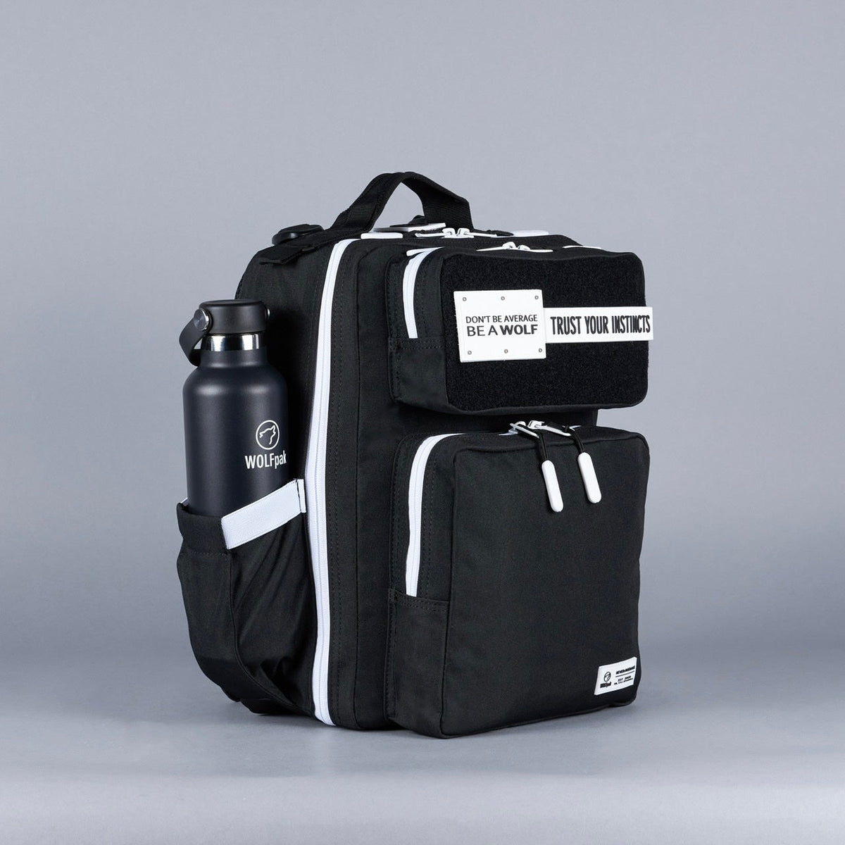 15L Backpack Alpha Black White Accents - Image 9