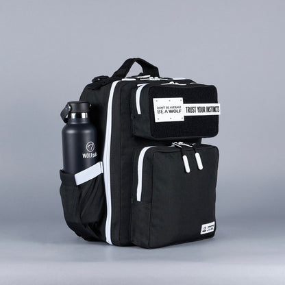 15L Backpack Alpha Black White Accents - Image 9